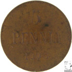 LaZooRo: Finska 5 Pennia 1908 XF / UNC
