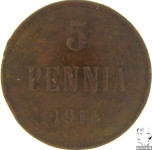 LaZooRo: Finska 5 Pennia 1911 VF