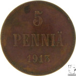 LaZooRo: Finska 5 Pennia 1913 XF