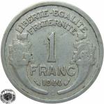 LaZooRo: Francija 1 Franc 1944 C VF/XF