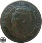 LaZooRo: Francija 10 Centimes 1854 W F
