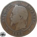 LaZooRo: Francija 10 Centimes 1862 A F/VF