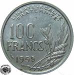 LaZooRo: Francija 100 Francs 1955 XF