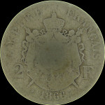 LaZooRo: Francija 2 Francs 1866 A F - srebro