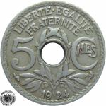 LaZooRo: Francija 5 Centimes 1924 XF