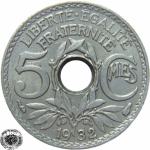 LaZooRo: Francija 5 Centimes 1932 XF