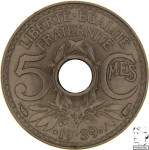LaZooRo: Francija 5 Centimes 1939 UNC