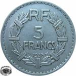 LaZooRo: Francija 5 Francs 1935 VF/XF