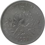 LaZooRo: Francija 5 Francs 1971 XF