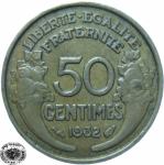 LaZooRo: Francija 50 Centimes 1932 XF