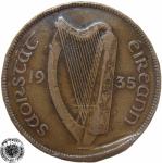 LaZooRo: Irska 1 Penny 1935 F