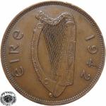 LaZooRo: Irska 1 Penny 1942 XF