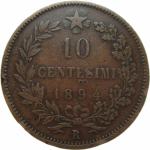 LaZooRo: Italija 10 Centesimi 1894 R VF