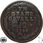 LaZooRo: Italija NAPLES 1 Grano 1791 F