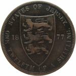 LaZooRo: Jersey 1/12 Shilling 1877 VF/XF