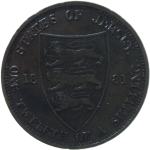 LaZooRo: Jersey 1/12 Shilling 1881 XF redkejši