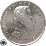 LaZooRo: Monako 1 Franc 1968 XF redkejši