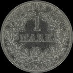 LaZooRo: Nemčija 1 Mark 1898 A XF - srebro