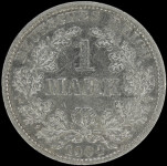 LaZooRo: Nemčija 1 Mark 1904 E XF / UNC - srebro