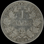LaZooRo: Nemčija 1 Mark 1904 G XF / UNC - srebro