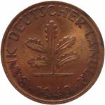 LaZooRo: Nemčija 1 Pfennig 1949 G UNC