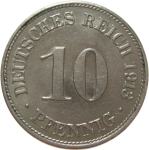 LaZooRo: Nemčija 10 Pfennig 1913 D UNC