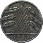LaZooRo: Nemčija 10 Pfennig 1929 J XF napaka