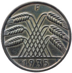 LaZooRo: Nemčija 10 Pfennig 1935 F PROOF