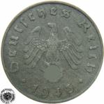LaZooRo: Nemčija 10 Pfennig 1943 A XF