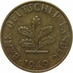 LaZooRo: Nemčija 10 Pfennig 1949 G XF