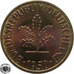 LaZooRo: Nemčija 10 Pfennig 1950 D UNC