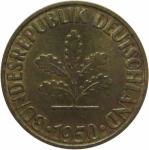 LaZooRo: Nemčija 10 Pfennig 1950 F UNC