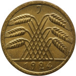 LaZooRo: Nemčija 50 Pfennig 1924 J UNC