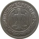 LaZooRo: Nemčija 50 Pfennig 1928 A XF