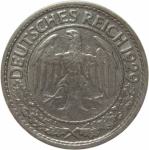 LaZooRo: Nemčija 50 Pfennig 1929 A XF