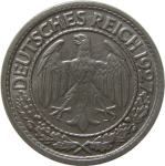 LaZooRo: Nemčija 50 Pfennig 1927 F XF/UNC