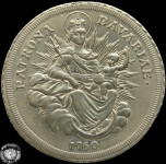 LaZooRo: Nemčija BAVARIA 1 Medallic Thaler 1760 XF redek - srebro