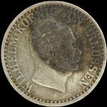 LaZooRo: Nemčija PRUSKA 1 Groschen 1868 C F - srebro