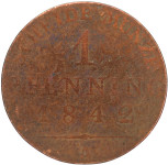 LaZooRo: Nemčija PRUSKA 1 Pfennig 1842 A F