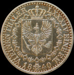 LaZooRo: Nemčija PRUSSIA 1/6 Thaler 1840 D UNC - srebro