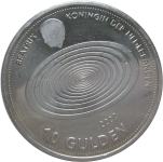 LaZooRo: Nizozemska 10 Gulden 1999 PROOF redkejši - Srebro