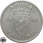 LaZooRo: Norveška 1 Krone 1956 VF/XF