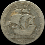 LaZooRo: Portugal 5 $ Escudos 1933 F/VF c - Srebro