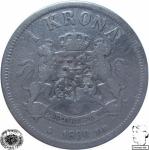 LaZooRo: Švedska 1 Krona 1890 VF - Srebro