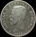 LaZooRo: Švedska 1 Krona 1923 XF - srebro