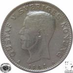 LaZooRo: Švedska 1 Krona 1942 XF 'key date' - Srebro