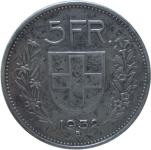 LaZooRo: Švica 5 Francs 1932 XF - Srebro