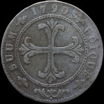 LaZooRo: Švica NEUCHATEL 4 Kreuzer 1790 VF - srebro
