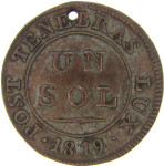 LaZooRo: Švica ŽENEVA 1 Sol 1819 XF - srebro