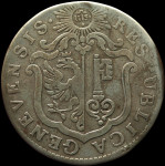 LaZooRo: Švica ŽENEVA 6 Sols 1776 IG F / VF - srebro
